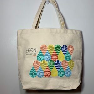 James Taylor Summer Tour 2008 Canvas Tote Bag